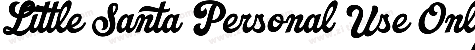 Little Santa Personal Use Only字体转换